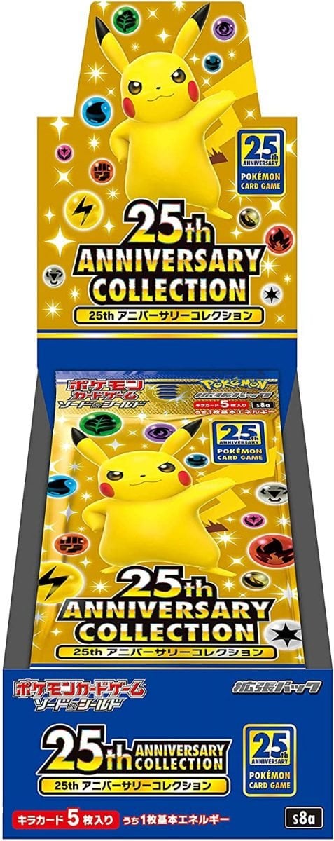 S8a 25th Anniversary Collection Booster Box Japanese Pokemon Card