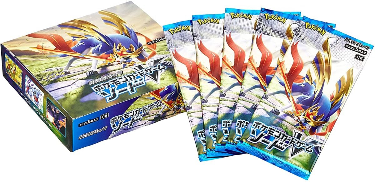 S1W Sword Japanese Booster Box Japanese Pokemon Card