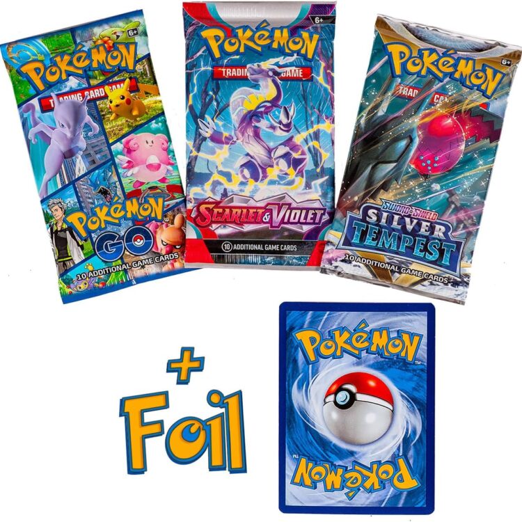 Pokemon TCG Value Pack – 3 Random Booster Packs, 30 Cards Total. Chance at Rares & Holofoils.