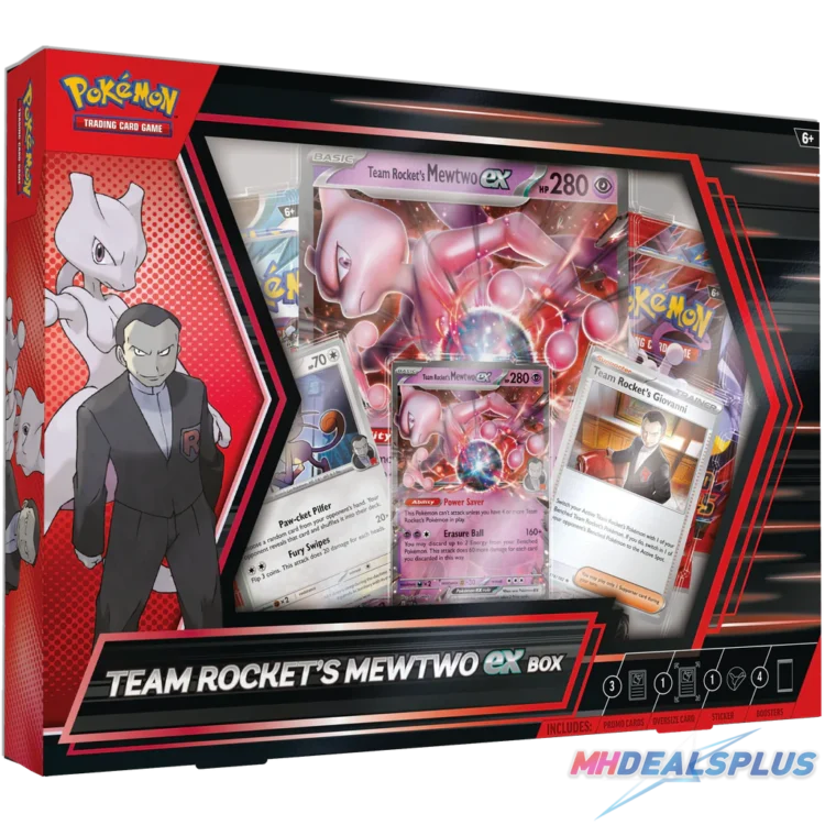 Pokemon Team Rocket's Mewtwo ex Box