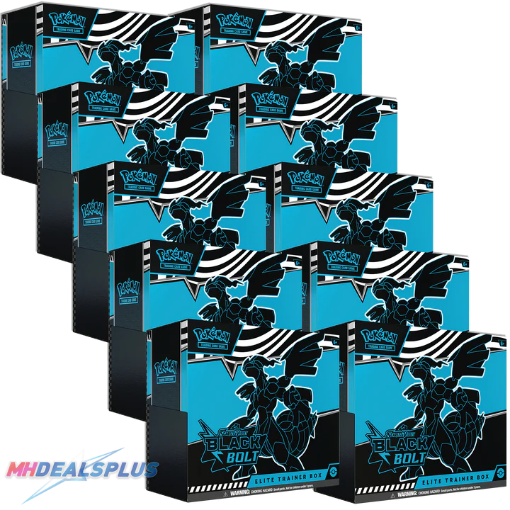 Pokemon Black Bolt Elite Trainer Box Sealed Case