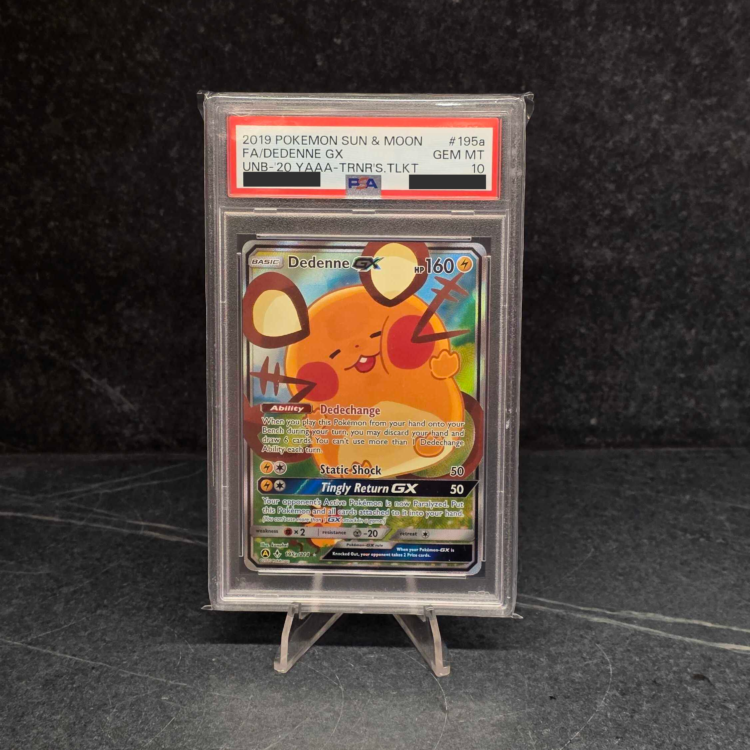 Dedenne GX (195a/214 Promo) - PSA 10